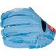 thumbnail image 5 of Rawlings | Guante de béisbol serie R9 | 11,75"" | Lanzamiento con la mano derecha | Azul Colombia, 5 of 5