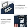 thumbnail image 3 of Logiee Happy Veterans Day Print Travel Luggage Cover,Suitcase Protector, Washable Elastic Suitcase Baggage Cover,Closure for Wheeled Suitcase Fit 18-32 Inch Luggage-Small, 3 of 7