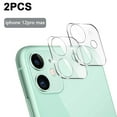 thumbnail image 1 of 2 Pack Screen Protector for iPhone11/12 series Camera Tempered Glass Protective Lens Film Len Glass Back Side Camera Glass Film 9H Hardness Waterproof, 1 of 5