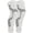 White, variant on Flytex Full Leg Compression,Flytex Compression Sleeves V2 Knees Brace,Leg Compression Sleeve,Ideal For Running, Hiking, Cycling, Fitness, Basketball