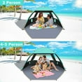 thumbnail image 6 of Beach Tent Sun Shelter for 3/4-5/6-7/8-10 Person with UPF 50＋ UV Protection, Lightweight & Easy Setup Beach Shade Canopy, Portable Beach Shade Tent Beach Cabana, 6 of 14