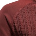 thumbnail image 4 of Gibobby Suéter para hombre Sueter Grueso para Hombre, Cómodo Moderno Elegante, Ideal para Invierno(Rojo,Chica), 4 of 5