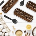 thumbnail image 5 of 50 Pack Mini Loaf Pans with Lids and Spoons, 6.8oz Disposable Aluminum Foil Mini Cake Pans and Baking Tins with Sealing Stickers, Individual Dessert Container Cups for Parties and Gifts, 5 of 8