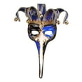 thumbnail image 4 of Máscara de carnaval de Halloween, máscara de bufón para mujer, arte de pared, máscara de bola, disfraz con máscara de Halloween, accesorios para Club Azul, 4 of 8