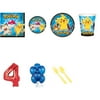 Pokemon Party Supplies Party Pack For 32 With Red #4 Balloon
