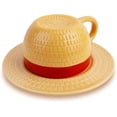thumbnail image 1 of Taza de cerámica de One Piece con diseño del sombrero de paja de Luffy - Regalo perfecto para fans del anime - Incluye 1 taza de café premium, 1 of 6