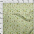 thumbnail image 3 of oneOone Tissu Flex Coton Beige Verdâtre Matériel de Robe d'Automne Tissu Imprimé Tissu au Mètre 40 Pouces de Large, 3 of 4