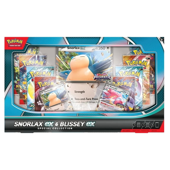 Cartas Coleccionables Pokemon TCG Snorlax ex y Blissey ex Special Collection en Ingles