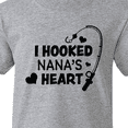 thumbnail image 4 of Inktastic I Hooked Nana's Heart with Fishing Rod Youth T-Shirt, 4 of 5