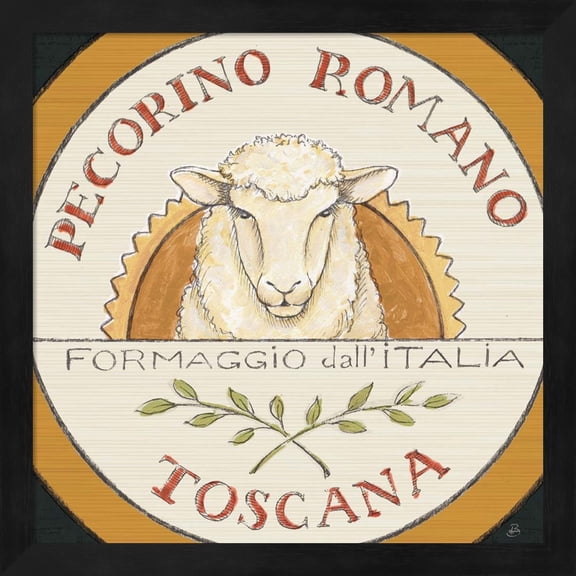 Tuscan Flavor VII by Daphne Brissonnet, Framed Wall Art, 13.25W x 13.25H