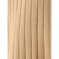 thumbnail image 5 of INSPIRE CHIC Women's Ribbed Knit Dress Crew Neck Pleated Lantern Sleeve Midi A-line Dresses L Khaki, 5 of 6
