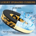 thumbnail image 3 of SOULWIT Cooling Gel Replacement Earpads Cushions for HyperX Cloud 1/2/3/Pro/Core, Cloud Alpha/Flight/Stinger Series, CloudX Stinger/Flight Series Headset - Tiger Stripes, 3 of 5