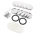 thumbnail image 2 of 25mm 32mm Metal Badge Pin Button Maker Parts Machine Button Maker Hand Press Machine Badge Materials ,Easy to Use, 2 of 5