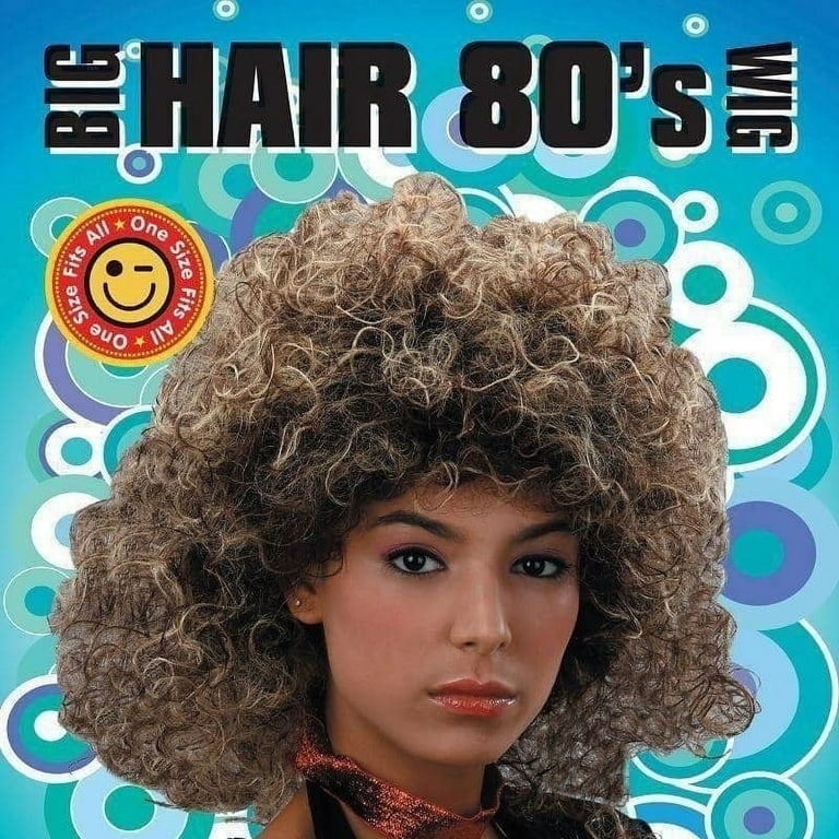 Big hair 80's wig cheap