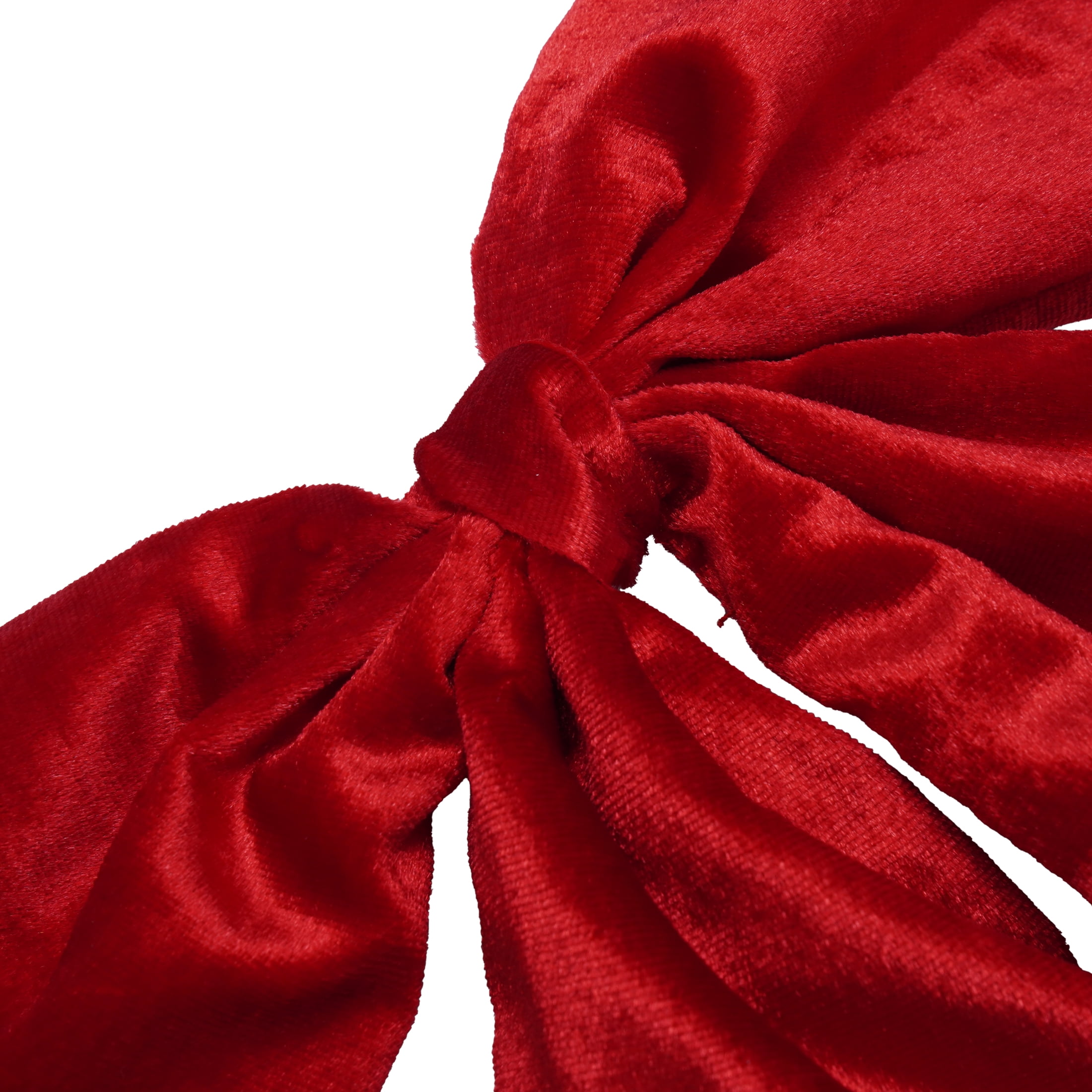 Red Velvet Decorative Christmas Bow, 14", by Holiday Time