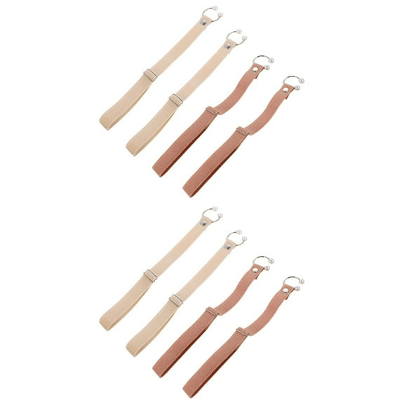 Masteelf 4 Pairs  Shoe Straps Elastic Heel Holdings Anti-Loose Shoelace for High Heels