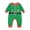 F133-Green, variant on Baby Boy Girl Christmas Outfit Striped Button Long Sleeve Romper Jumpsuit One-Piece Sleepwear Baby Xmas Romper Elf Santa Clothes Dailywear