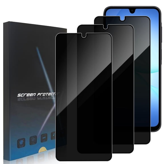 ZYQEEE Privacy Screen Protector Tempered Glass for Samsung Galaxy A17 5G - Scratch Resistant Protective Film - Easy Installation Edge to Edge Protection - Bubble Free