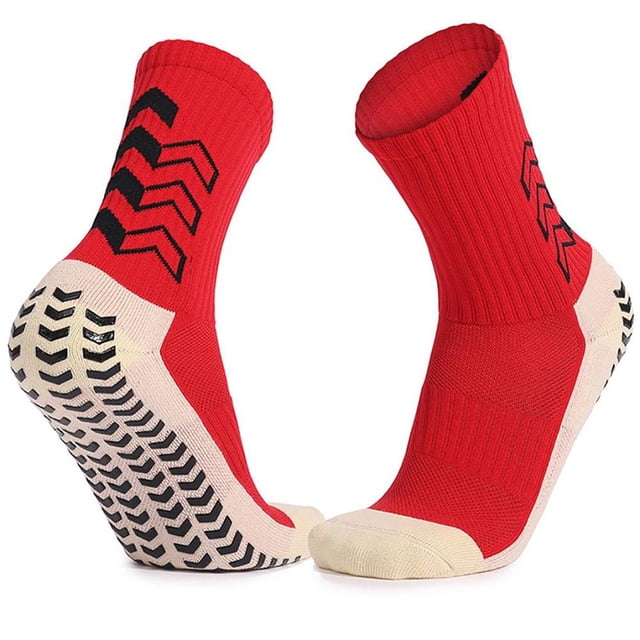 Eigraketly Calcetines de fútbol antideslizantes, calcetines gruesos de baloncesto, medias deportivas transpirables que absorben los golpes para actividades Deportes y aire libre No. 4 Eigraketly OD016587-04