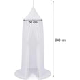 thumbnail image 4 of Bed Canopies for Children, Mosquito Net for Baby, Reading Room for Children's Bedroom Decoration (Muslin, 60 * 240 cm, White), 4 of 5