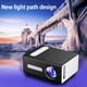 thumbnail image 1 of Xihbxyly Oferta Del Día Ofertas Relámpago Miniproyector Doméstico 1080P Usb Av Portátil Hd Led Cine 0,38 X 0,28 Pulgadas, 1 of 7
