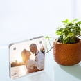 thumbnail image 4 of Unique Bargains 2.4' x 2.4' x 0.2' Acrylic Picture Frame Magnetic Photo Frames Display Double Sided, Clear 2 Pack, 4 of 6