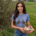 thumbnail image 2 of Womens My Butt Hurts T Shirt Funny Easter Egg Chocolate Bunny Sarcastic Gift Tee Womens Graphic Tees, 2 of 9