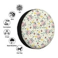 thumbnail image 4 of Fotbe Cute Cow Funda de Llanta de Repuesto con Estampado, Engrosada, Ajuste Universal para Jeep, Remolque, RV, SUV, Camión-17 inch, 4 of 6