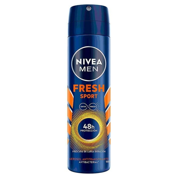 Antitranspirante NIVEA MEN fresh sport antibacterial spray 150 ml
