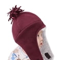 thumbnail image 4 of Gorro de lana polar para niños de otoño e invierno, manopla para traje de mano y guantes de terciopelo, 4 of 5