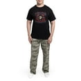 thumbnail image 5 of CafePress - American Firefighter Lightning Men's Dark Pajamas - Men's Dark Loose Fit Cotton Pajama Set, 5 of 7