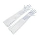 thumbnail image 5 of Guantes largos, manoplas, elegantes, protección solar, antideslizantes, hasta el codo. Blanco, 5 of 9