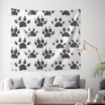 thumbnail image 3 of Tapestry Wall Hanging Abstract Paws Prints Tapestries Home Decor for Bedroom Aesthetic 60 X40 IN, 3 of 3