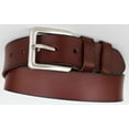 thumbnail image 3 of 35-36  Handmade Heavy Duty Men's Dress Casual Cow Leather Belt Mahogany 2631RS, 3 of 3