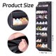 thumbnail image 4 of Organizador de zapatos para colgar en la puerta del armario con bolsillos grandes y profundos, zapatero estrecho para colgar botas en la puerta., 4 of 5