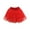 Red, variant on Xihbxyly Girls Pleated Skirt Toddler Girls Cute Party Dance Costume Splice Solid Color Net Yarn Crimping Pearl Sequins Tulle Skirt