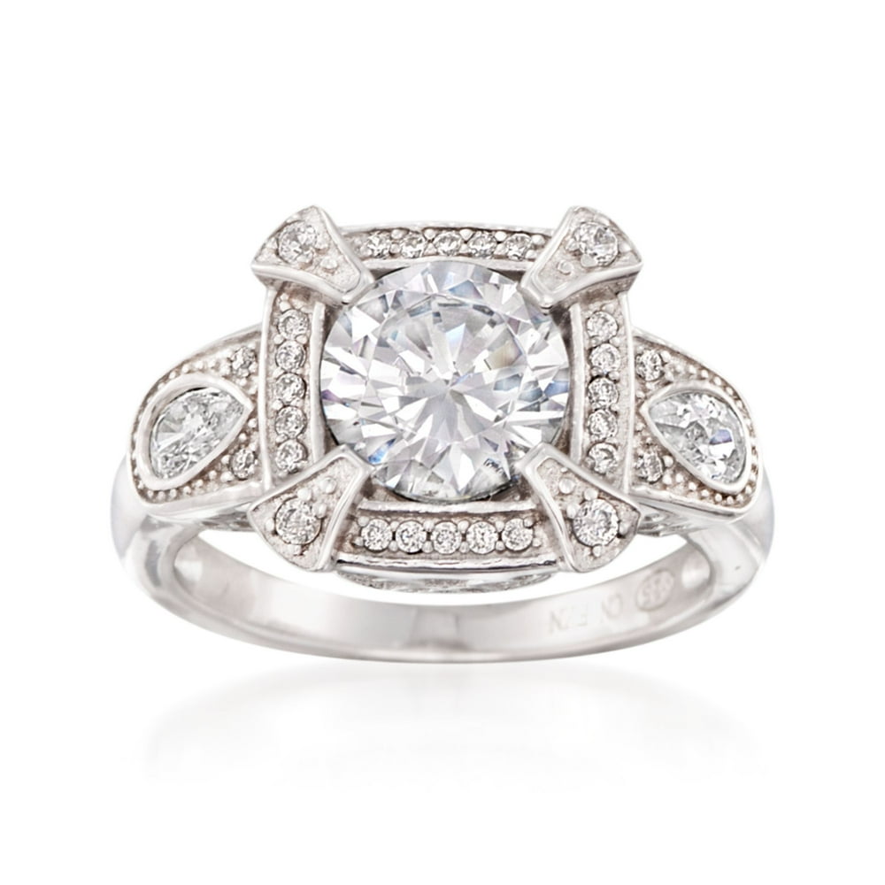 RossSimons 2.70 ct. t.w. CZ Ring in Sterling Silver