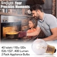 thumbnail image 3 of Bombilla para horno SouLight 40 W E26/E27 110 V luz blanca cálida, 3 of 9