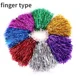 thumbnail image 4 of Pompones de animadoras con asa, bolas de animadoras doradas, amarillas, rosas, rojas, verdes y azules, para bailar a mano, accesorios para mujeres, niñas y niños, 4 of 5