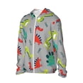 thumbnail image 2 of Fotbe Cute Dinosaur Men's Women's UPF 50+ Sun Protection Jacket Hooded Cooling Shirt with Pockets Hiking Outdoor Performance-X-Large, 2 of 9
