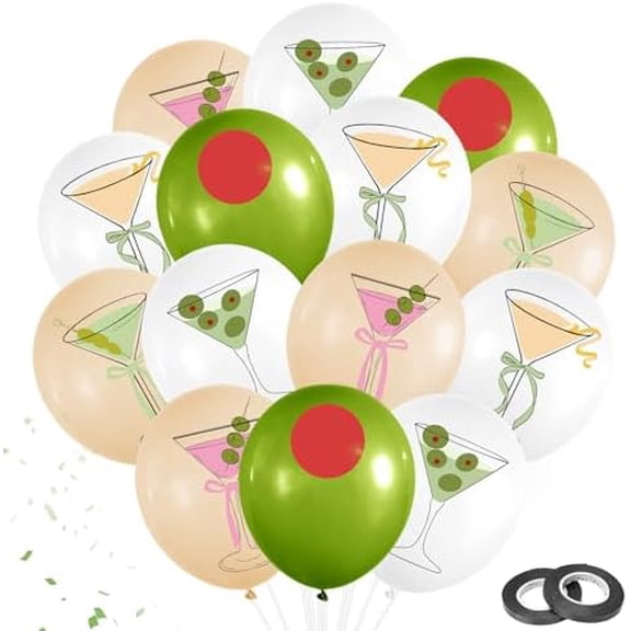 50 Pcs Martini Balloons A Tini Bit Older Birthday Decorations Tiny Bit Older Party Decor Martini Birthday Decorations for Martini Themed Party$$Electronics Accessories