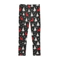 thumbnail image 4 of joogoo Girls' Leggings Reindeer Christmas Trees Yoga Pants 4T, 4 of 8