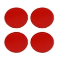 thumbnail image 1 of Etiqueta Engomada DeTapa De Eje De Centro De Rueda 4Pcs 45mm Rojo Calcomanía Distintiva De Emblema, 1 of 1