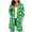 Green, variant on Long Sleeve Long Cardigan with Pockets Women's Trendy Floral Print Wrap Relaxed Fit Cadigant Open Front Tops