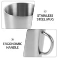 thumbnail image 3 of WEUVEB Taza De Acero Inoxidable Con Doble Pared Y Asa Para Café Y Bebidas Frías O, 3 of 8