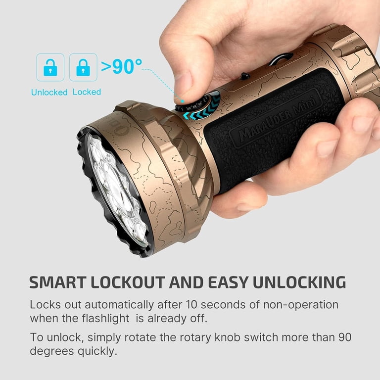 OLIGHT Marauder Mini 7,000 Lumens Bright Flashlight with 600