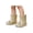 Khaki, variant on Cat Print Rain Boots for Girls Kids Lightweight Non Outdoor Garden Preschool Shoes Everyday Play Rain Boots