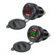 thumbnail image 3 of PD Adaptador de enchufe de cargador USB Dual, 5v, 3a, 12v, 24v, para coche, motocicleta, moto y bicicleta, 3 of 5
