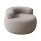 thumbnail image 4 of Reposapiés Sofá perezoso Asiento moderno Muebles Sillón decorativo Sofá de piso otomano para Gris, 4 of 9