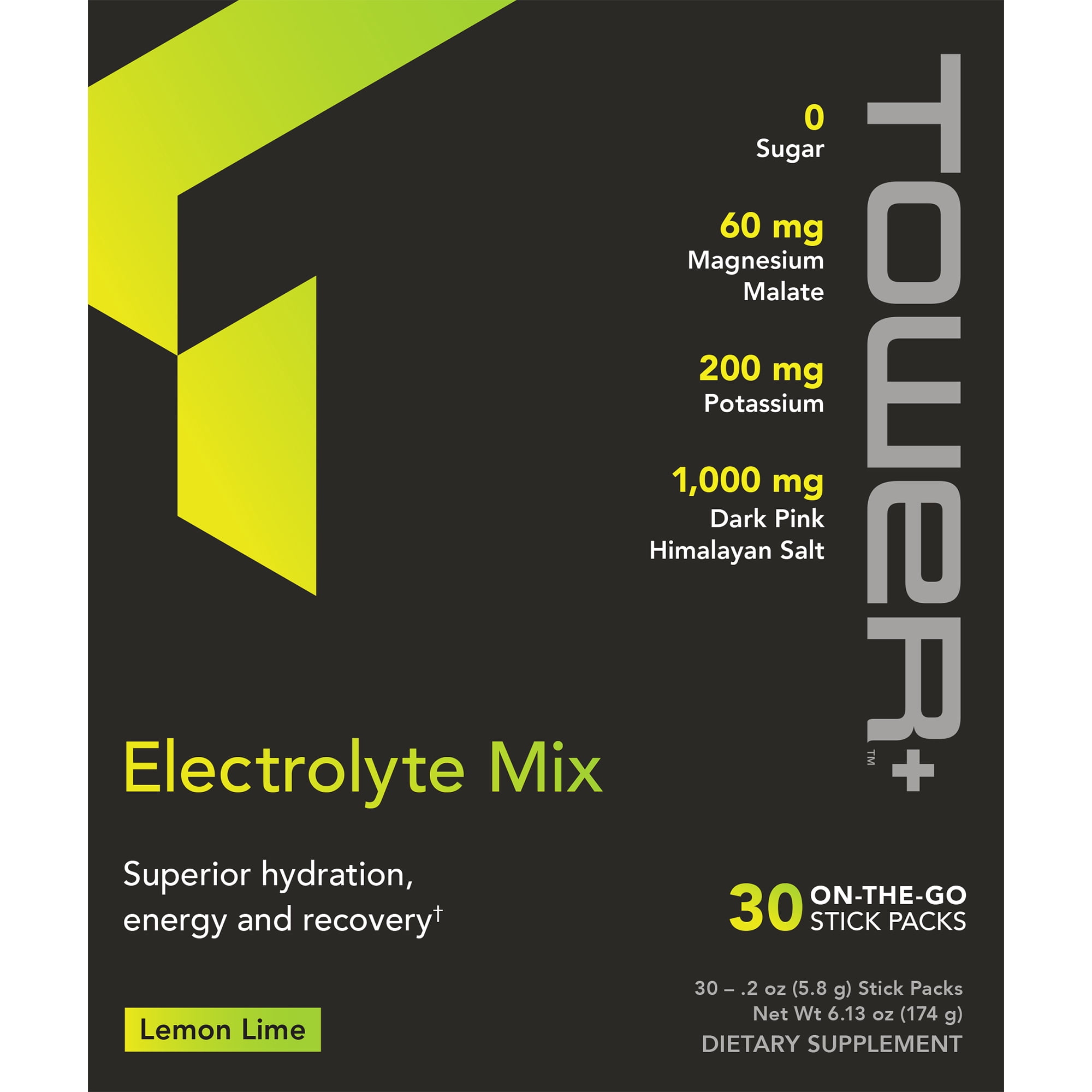 Tower+™ Electrolyte Mix – Sugar-Free Powder Mix - Fast Hydration (30 Packets)